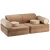 Kanapa modułowa dla dzieci Toffee Settee Wigiwama – widok frontowy | Millushop