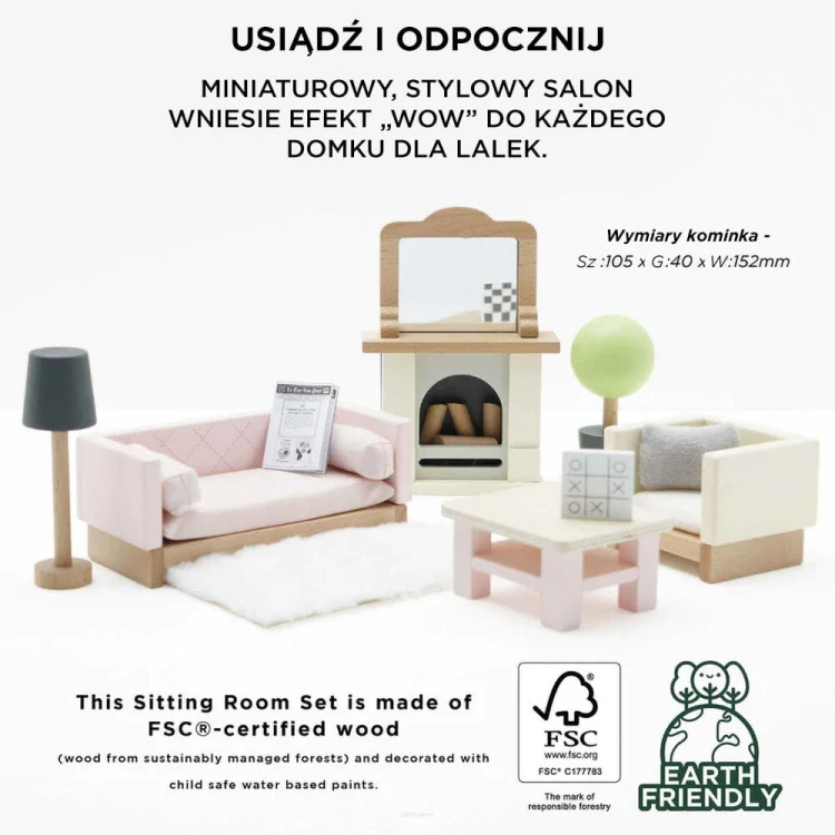 salon z kominkiem domek dla lalek Le Toy Van-4.jpg