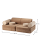 Wymiary kanapy modułowej Toffee Settee Wigiwama 136x78x46 cm | Millushop