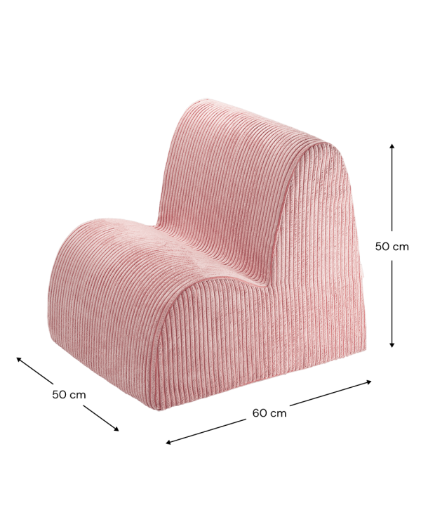 Pink Mousse Cloud Chair Dimensions W597553.png