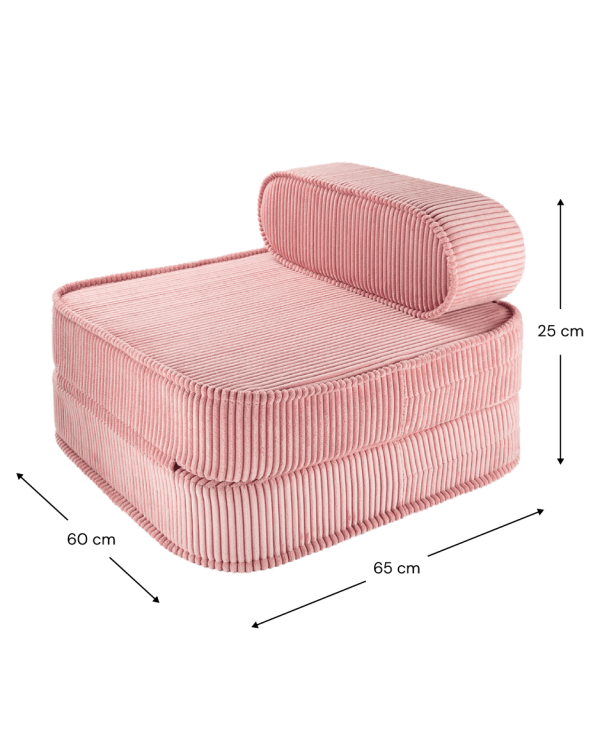 Pink Mousse Flip Chair Dimensions W596501.png