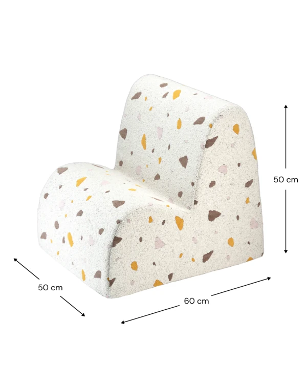 Miękkie siedzisko dziecięce stworzone z myślą o codziennym komforcie.