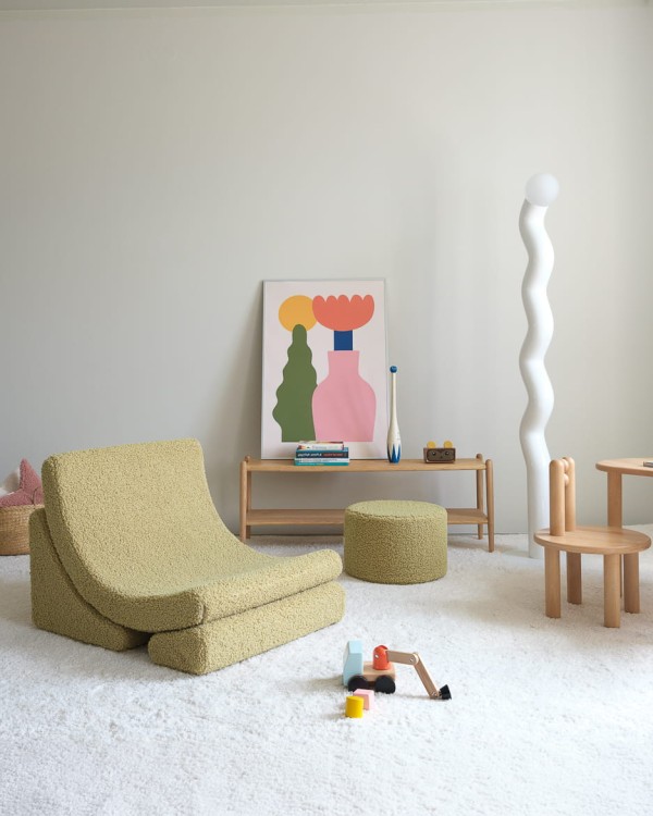 Przytulny dodatek do pokoju dziecka, który łączy wygodę i estetykę.