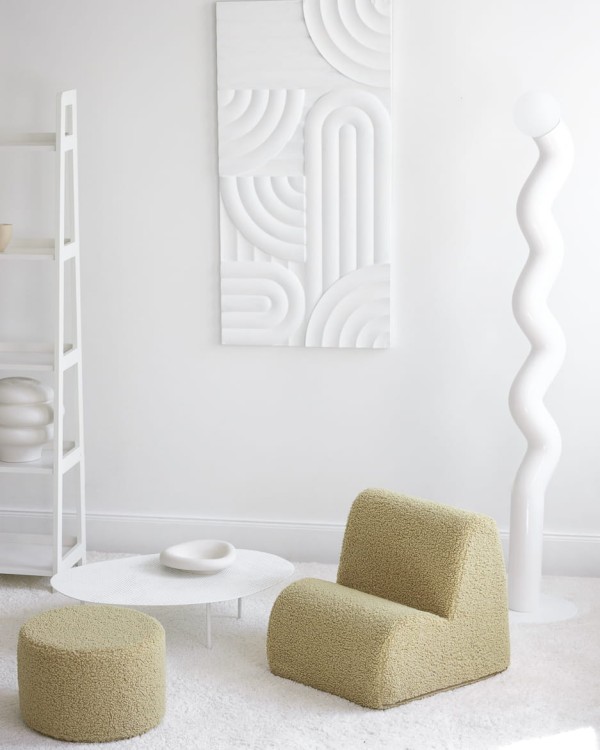 Wigiwama Matcha to wygodna pufa dziecięca o lekkiej i praktycznej formie.