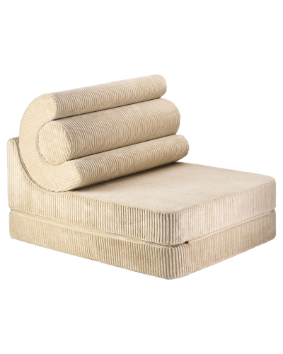 Modułowy fotel dziecięcy Wigiwama Flipster w kolorze brown sugar do zabawy, relaksu i odpoczynku