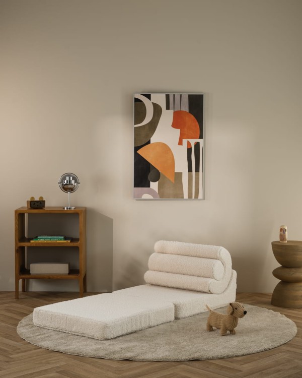 Rozkładany fotel dziecięcy, który szybko zamienia się w wygodne miejsce do leżenia.