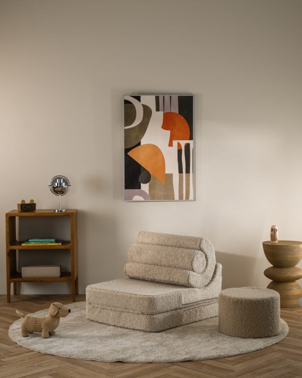 Wigiwama Flipster Biscuit jako przytulny kącik do czytania, zabawy i codziennego relaksu.