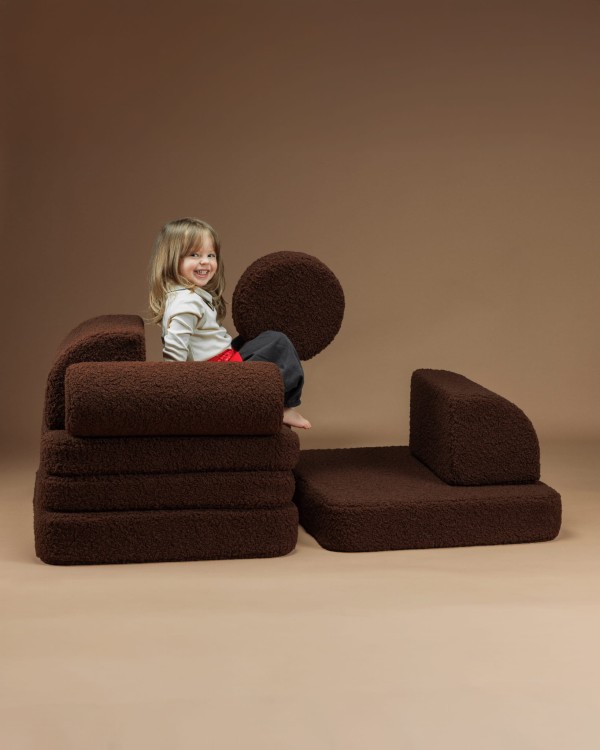 Sztruksowa tkanina OEKO-TEX® i GRS® kanapy Warm Hazel – detal | Millushop