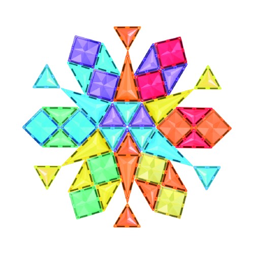 Zestaw klocków magnetycznych Cleverclixx Inventive Pack Intense