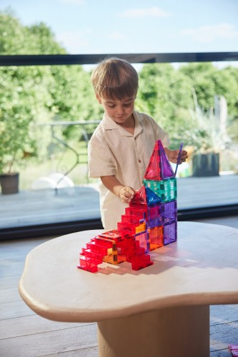 Klocki magnetyczne ze schodami Cleverclixx Stairs Set Intense