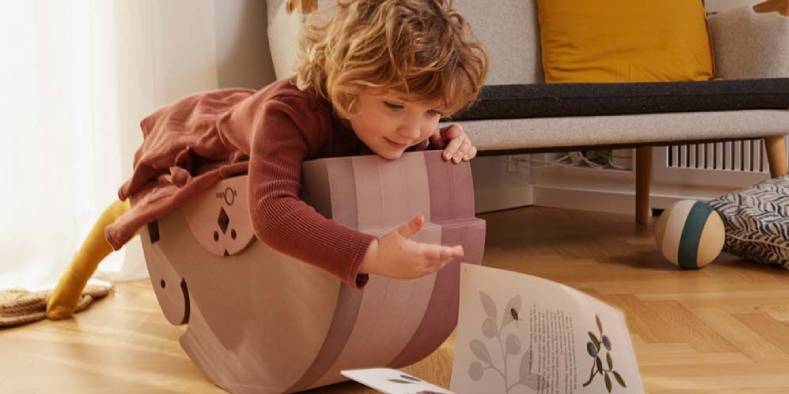 Słoń bObles L Vintage rose